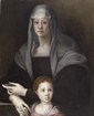 Portrait of Maria Salviati de'Medici with Giulia de'Medici by Pontormo